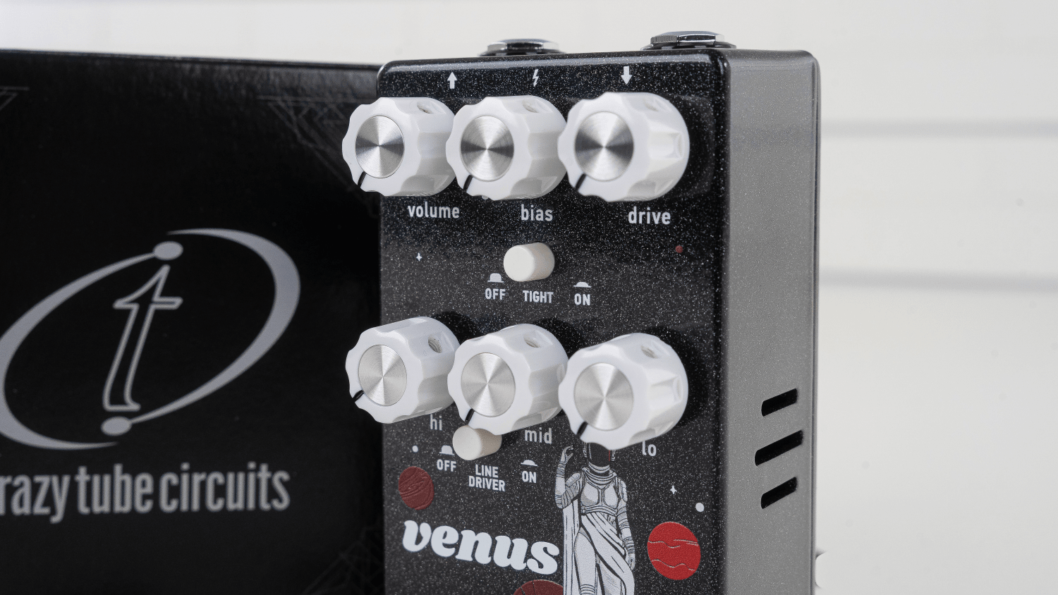 Crazy Tube Circuits Venus Overdrive Effects Pedal, Firehouse
