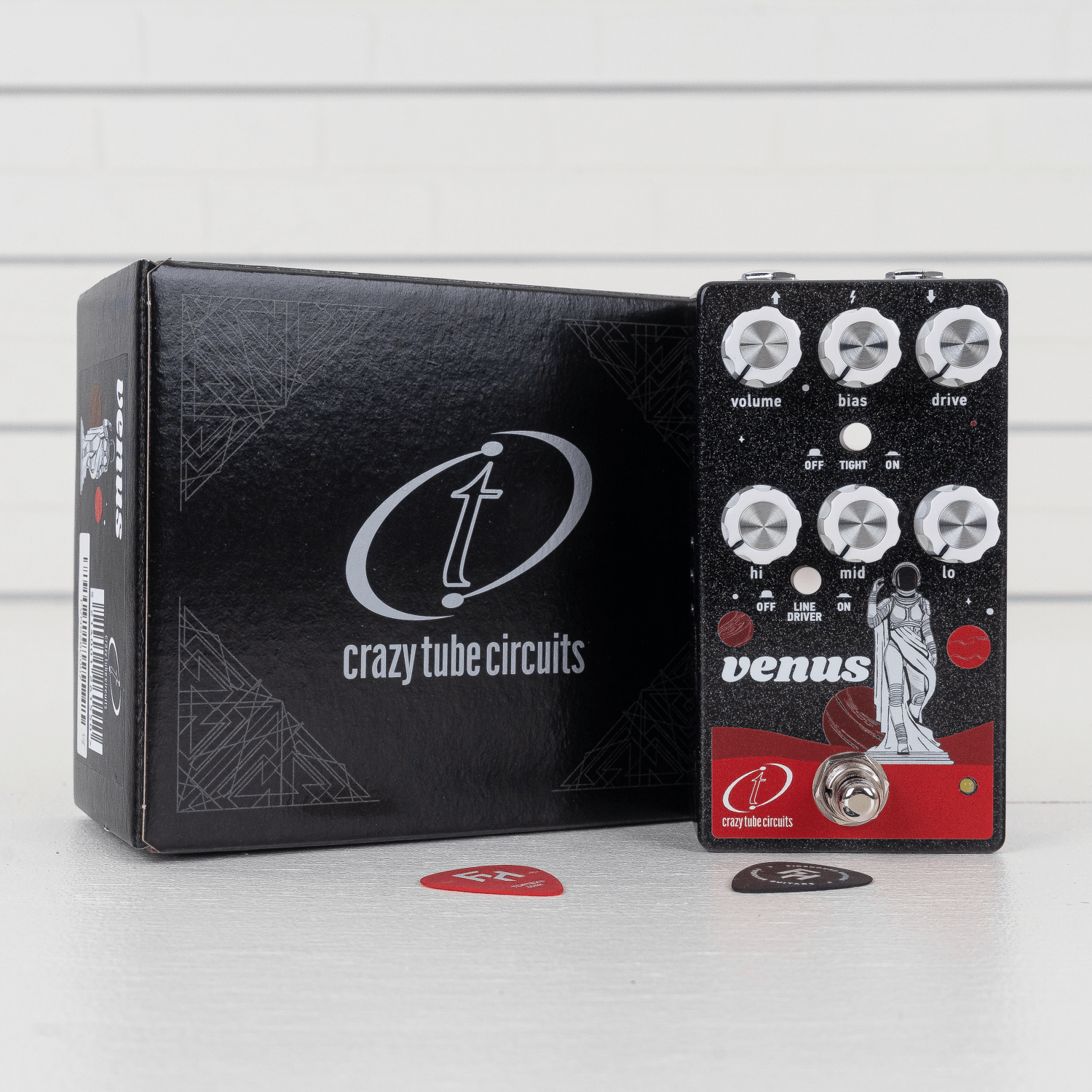 Crazy Tube Circuits Venus Overdrive Effects Pedal, Firehouse