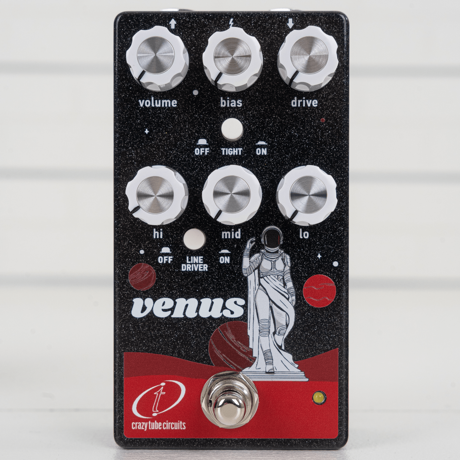 ギター Crazy Tube Circuits Venus Crazy Tube Circuits Venus Overdrive Effects Pedal, Firehouse