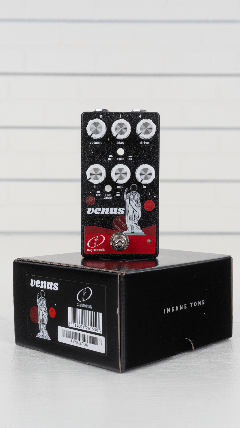 Crazy Tube Circuits Venus Overdrive Effects Pedal, Firehouse