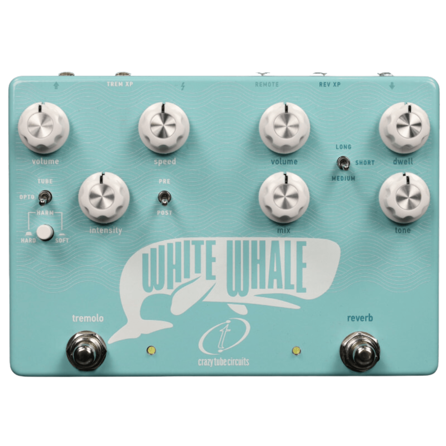 Crazy Tube Circuits White Whale V2 Spring Reverb/Tremolo Effects