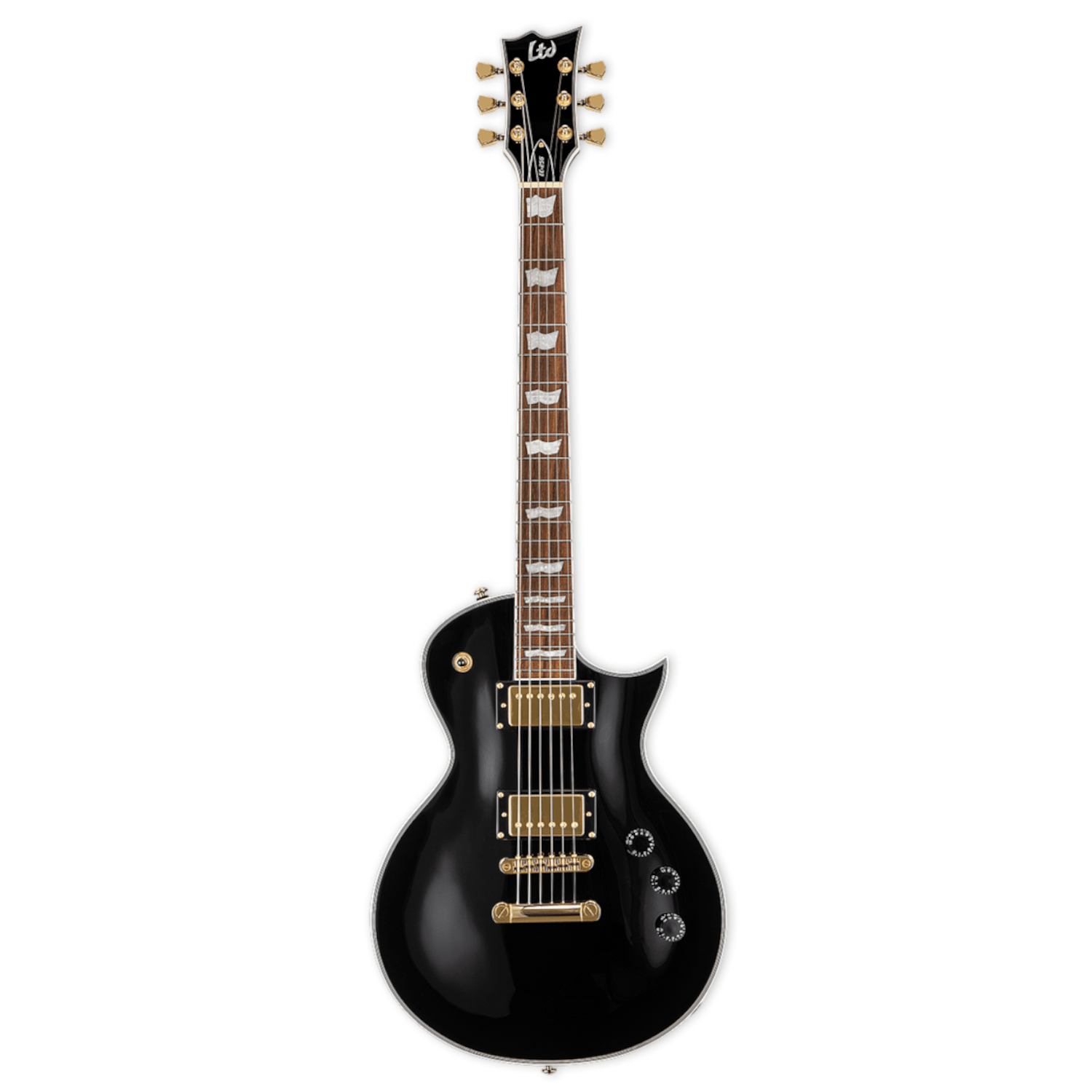 ESP LTD EC-256 Electric Guitar, Roasted Jatoba Fingerboard, Black