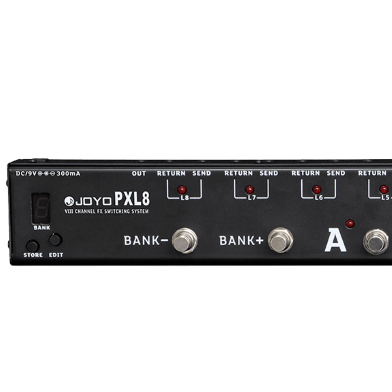 Joyo PXL-8 Effects Loop Router Pedal, Black | GearTree