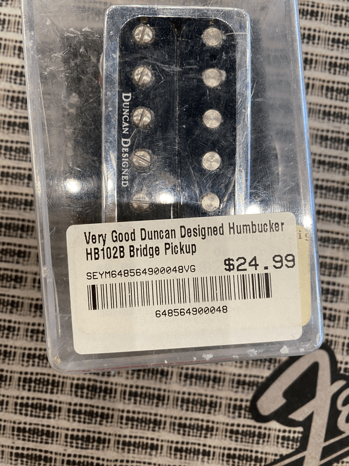 Seymour Duncan Duncan Designed Humbucker HB102B Bridge Pickup
