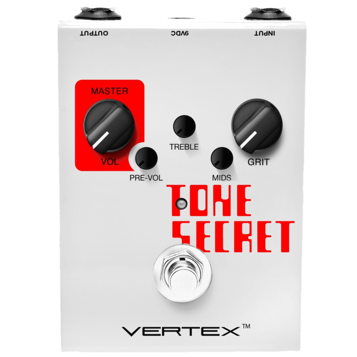 ★VERTEX TONE SECRET★プリアンプ／オーバードライブ Vertex Tone Secret Overdrive Effects Pedal | GearTree