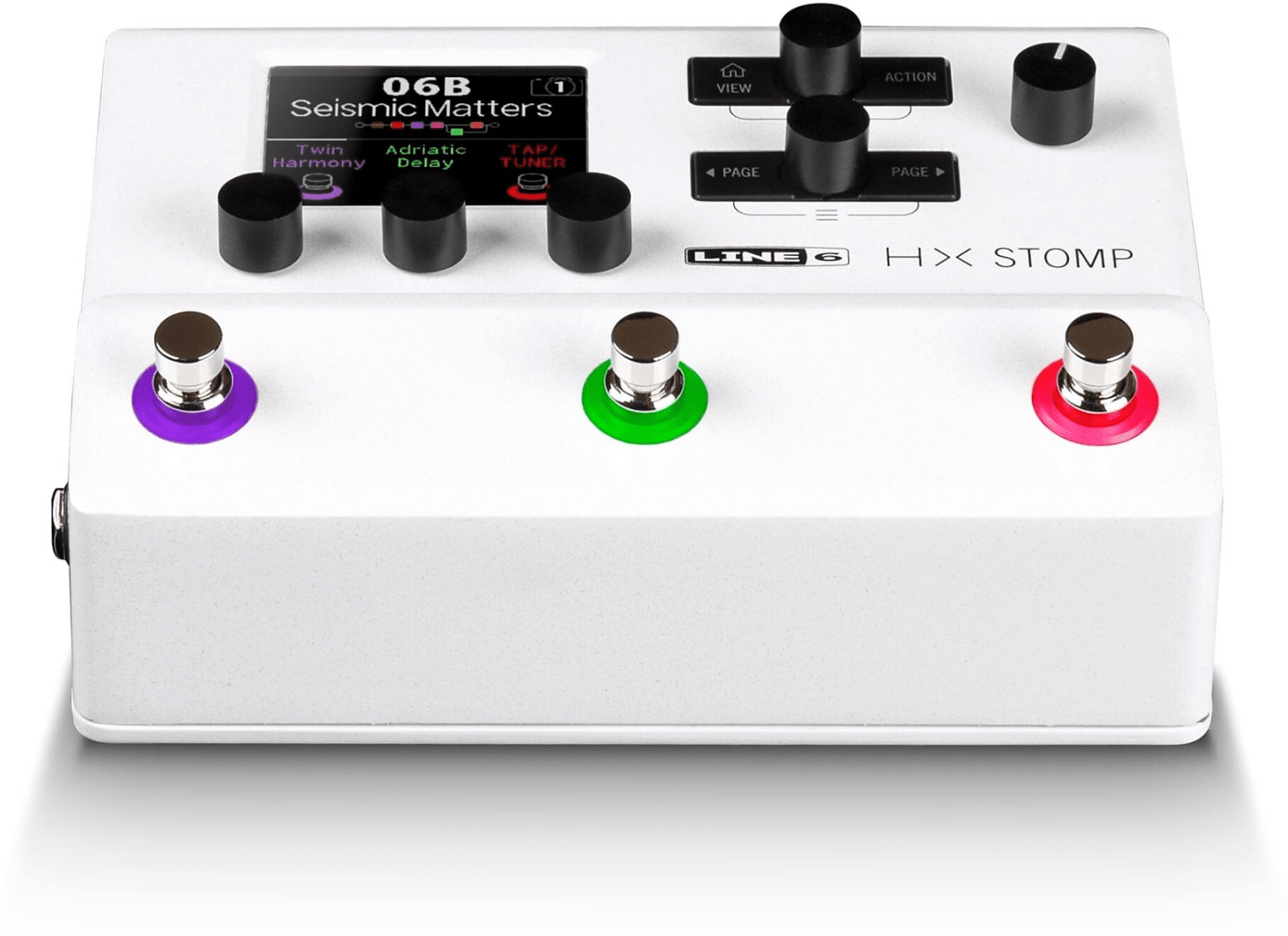 Line 6 HX Stomp Multi-Effects Pedal, Stomptrooper White Limited