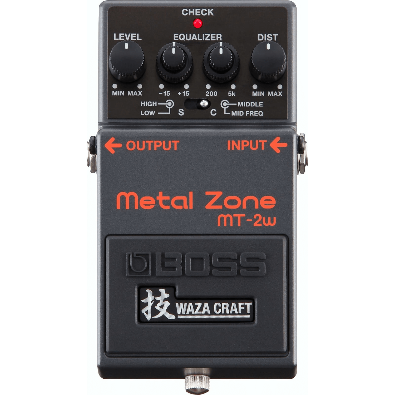 Boss MT-2W Waza Craft Metal Zone Distortion Effects Pedal
