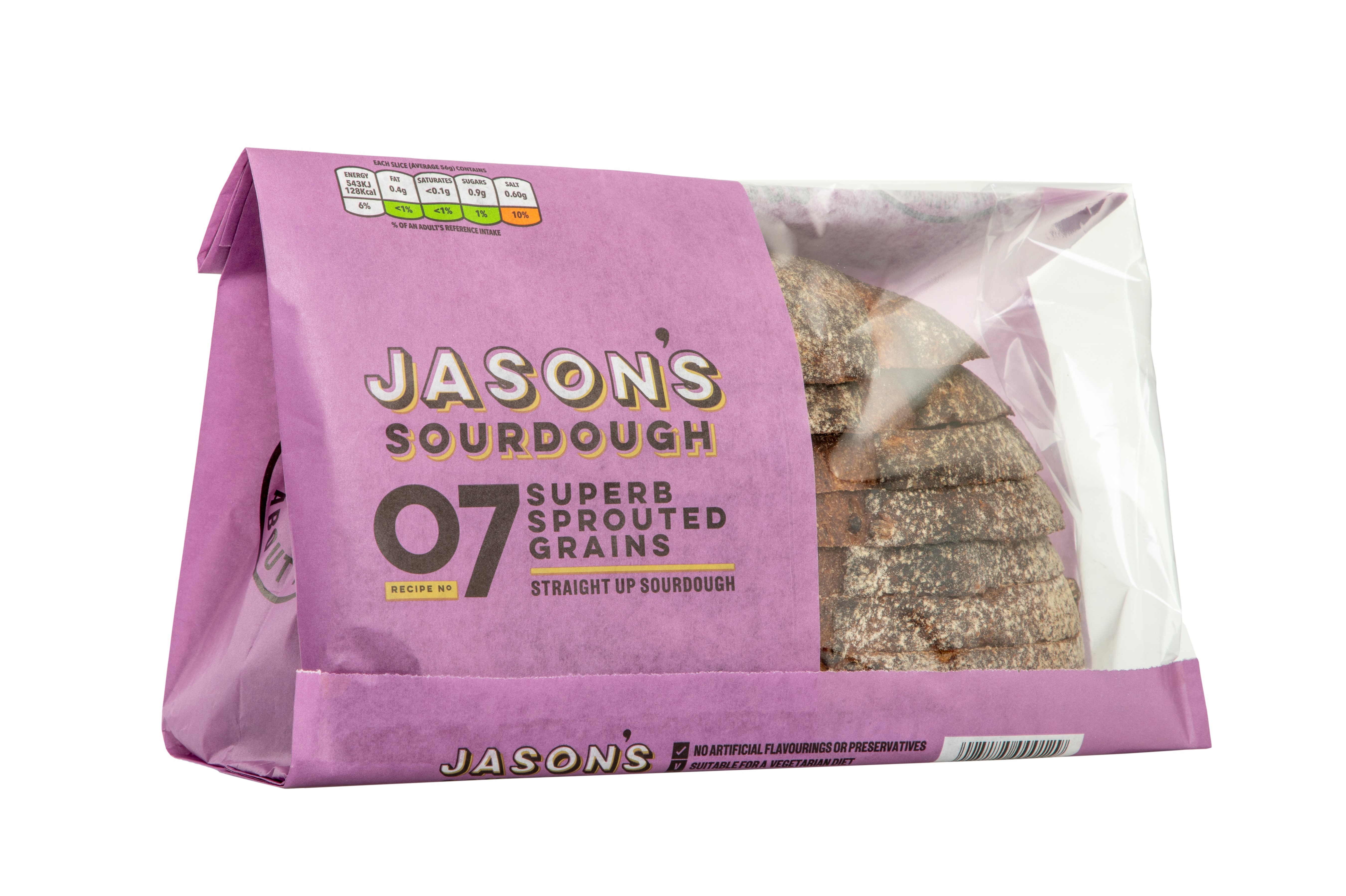 Jason's Sourdough Superb Sprouted Grains