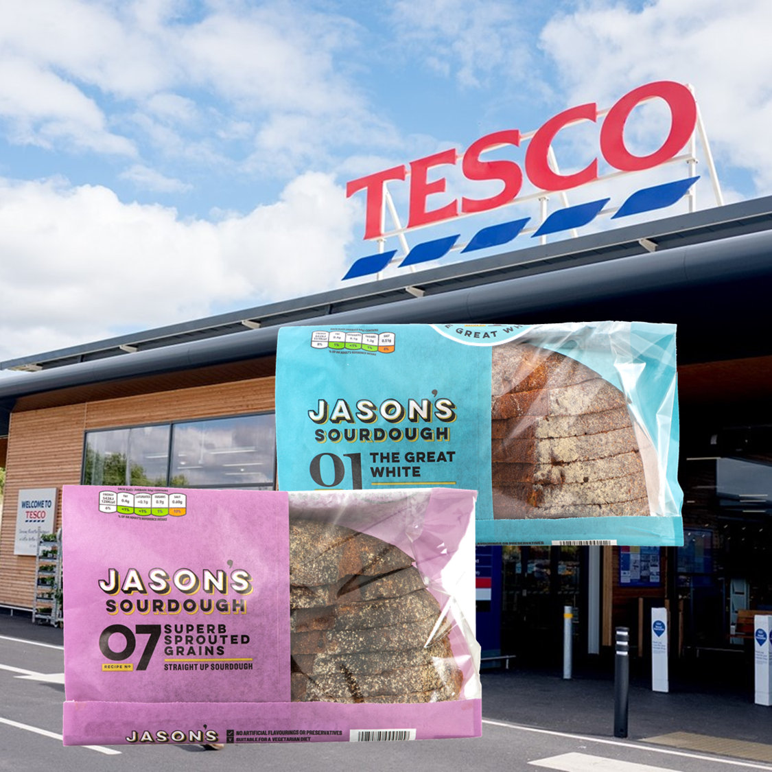 Jason's Sourdough launches in Tesco
