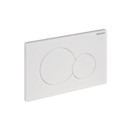 Placca a due pulsanti Geberit Sigma 01