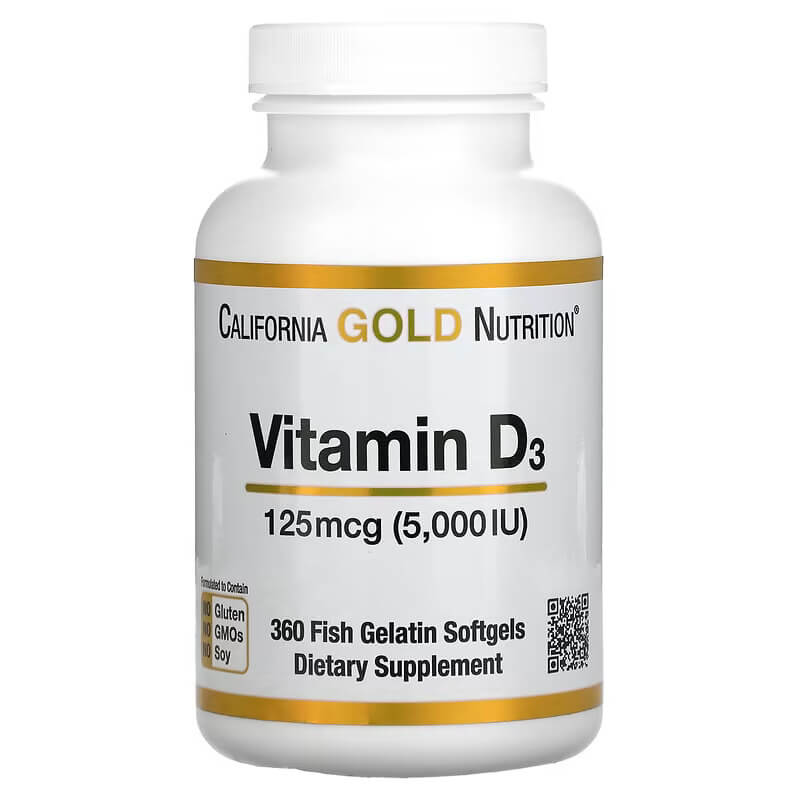 California Gold Nutrition, Vitamin D3,