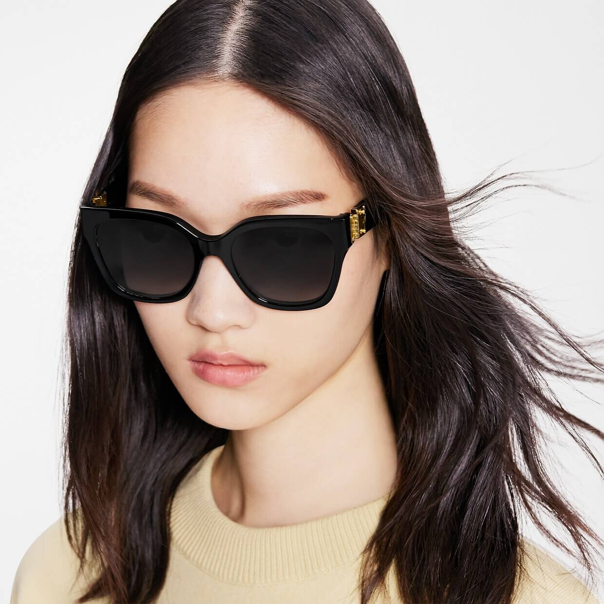 Louis Vuitton My Fair Lady Cat Eye Sunglasses Studded Acetate