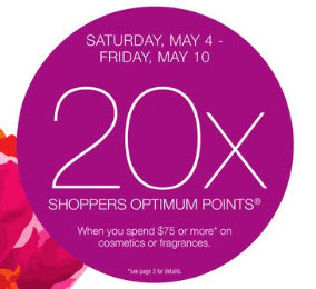 20x Shoppers Optimum Points 20x Shoppers Optimum Points