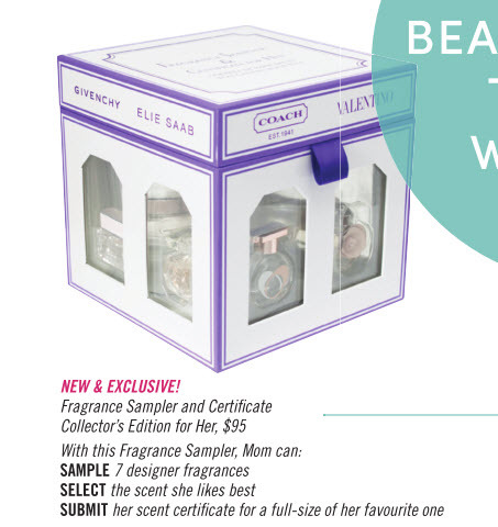 Shoppers Drug Mart: Fragrance Sampler and Certificate Collector's Edition for Her, $95 Shoppers Drug Mart: Fragrance Sampler and Certificate Collector's Edition for Her, $95