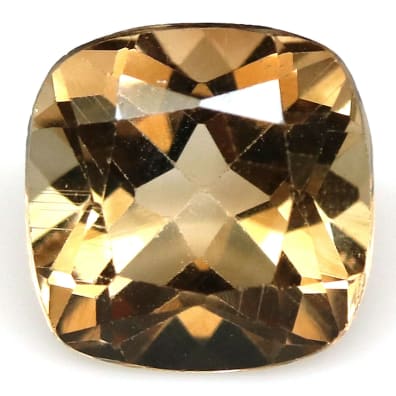 Champagner Topas Heated, Cushion, Brazil, 2.60 ct, VS