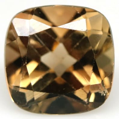 Champagner Topas Heated, Cushion, Brazil, 2.84 ct, VS