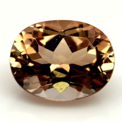 Champagner Topas Oval, Heated, Brazil, 3.17 ct, VS