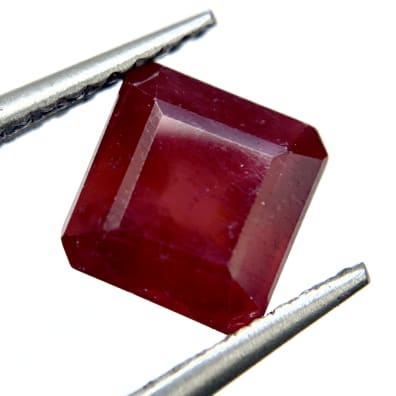 Rubin behandelt Rot, Achteckig, Madagaskar, 2.23 ct