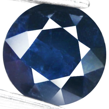 Sapphire Blue, Heated, Round, Australia, 1.46 ct, VS1