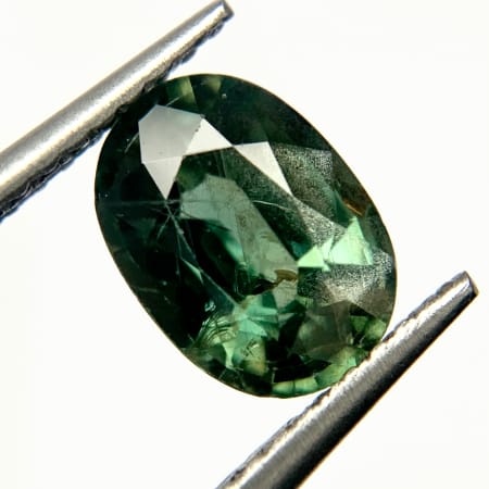 Sapphire Green, Heated, Oval, Australia, 1.67 ct, VS1