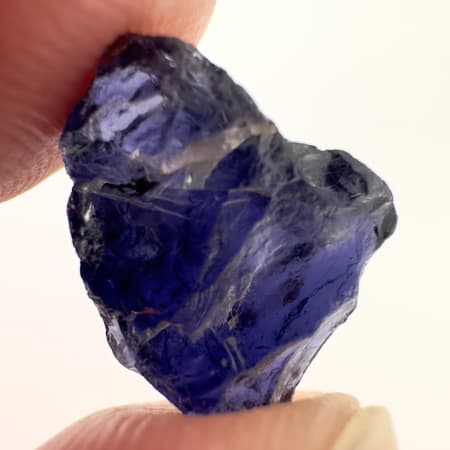 Iolite (cordierite) Blue/Yellow, Transparent, Madagascar, 14 x 10 x 8 mm, 6.49 ct