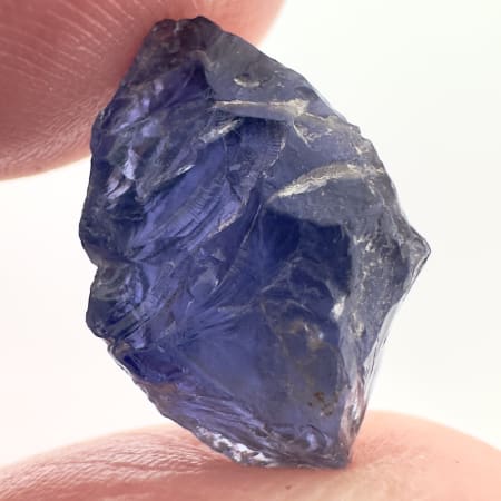 Iolite (cordierite) Blue/Yellow, Transparent, Madagascar, 16 x 10 x 8 mm, 7.83 ct