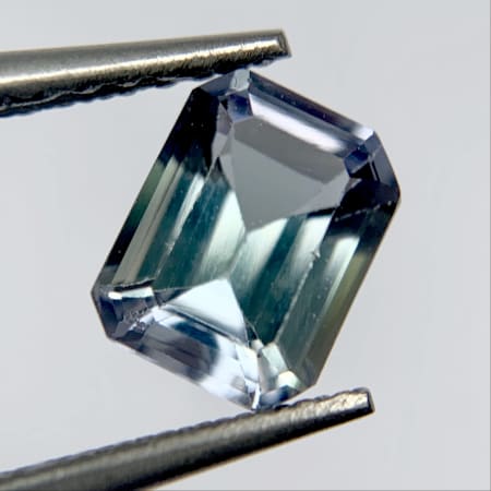 Tanzanite Greenish Blue, Octagonal, 1.05 ct, VVS