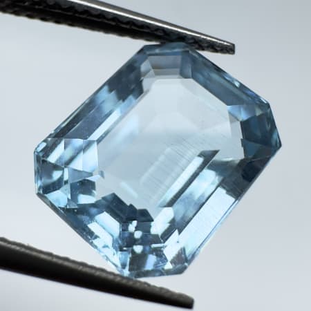 Blue Topaz Sky Blue, Octagonal, Brazil, 12 x 9 x 6 mm, 7.79 ct