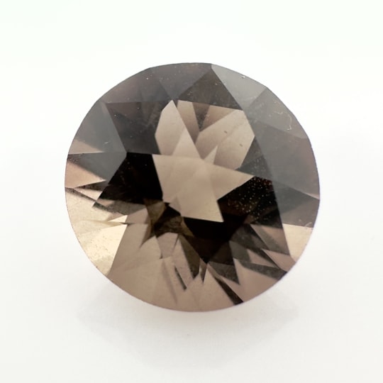 Quartz fum&eacute; Flocon de neige rond, Br&eacute;sil, 3,33 ct
