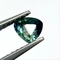 Sapphire Greenish Blue, Heated, Pear, Australia, 0.51 ct