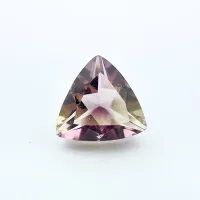 Ametrine trillian, 9 x 9 mm, 2.56 ct, South Africa