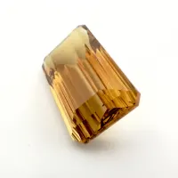 Citrine octagonal concave, 20 x 12 x 9 mm, 16.23 ct