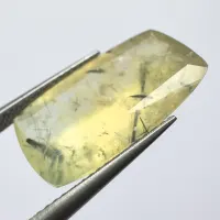 Prehnite Yellowish Green, Cushion, Africa, 22 x 12 x 6 mm, 12.59 ct