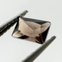 Smokey Quartz baguette, Brazil, 6 x 4 mm, ~0.87 ct