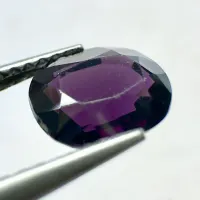 Spinelle violet, ovale, Madagascar, 7 x 6 x 4 mm, 1.97 ct, VS