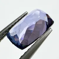Tanzanite Pourpre verd&acirc;tre, coussin, 2,14 ct, certificat IGI