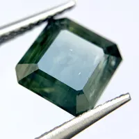 Sapphire Green, Heated, Octagonal, Madagascar, 3.30 ct