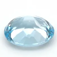 Blue Topaz Sky Blue, Oval, Brazil, 13 x 11 x 4 mm, 7.97 ct, VVS