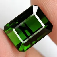 Tourmaline Green, octagonal, Mozambique, 14 x 10 x 7 mm, 11.91 ct