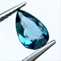 Tourmaline Indicolite, Pear, Afghanistan, 0.85 ct
