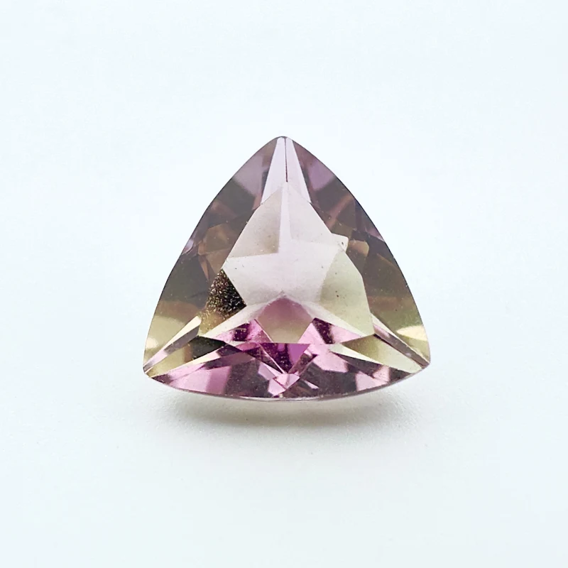 Ametrine trillian, 9 x 9 mm, 2.56 ct, South Africa