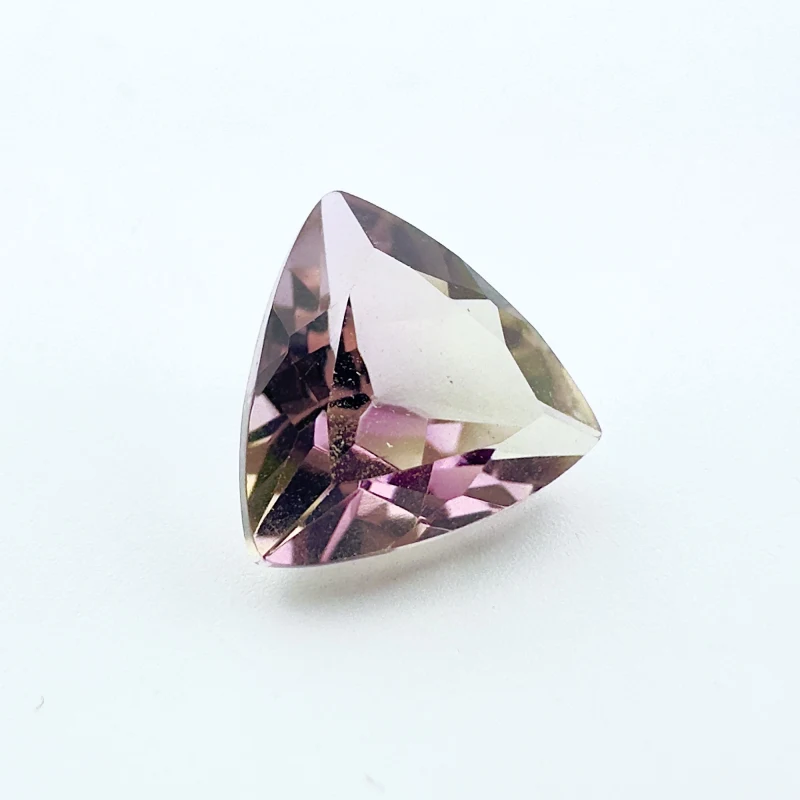 Ametrine trillian, 9 x 9 mm, 2.56 ct, South Africa