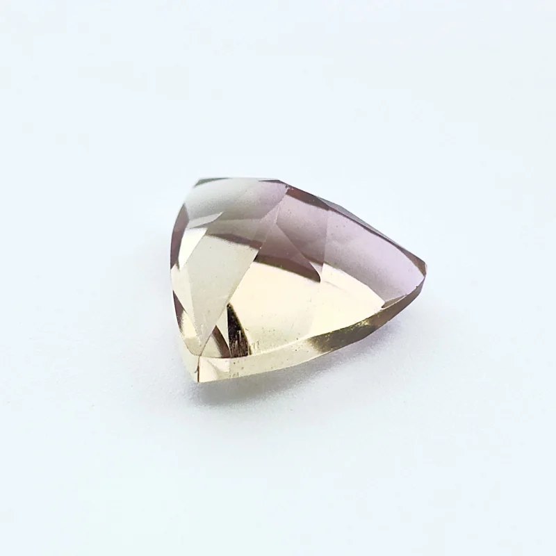 Ametrine trillian, 9 x 9 mm, 2.56 ct, South Africa