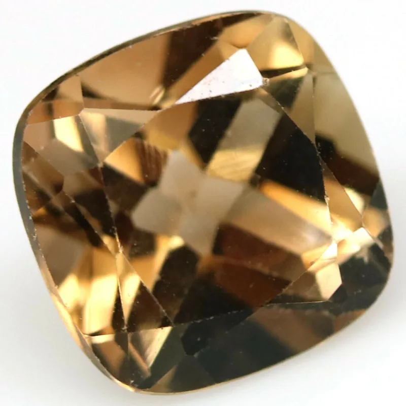 Champagne Topaz Heated, Cushion, Brazil, 2.84 ct, VS