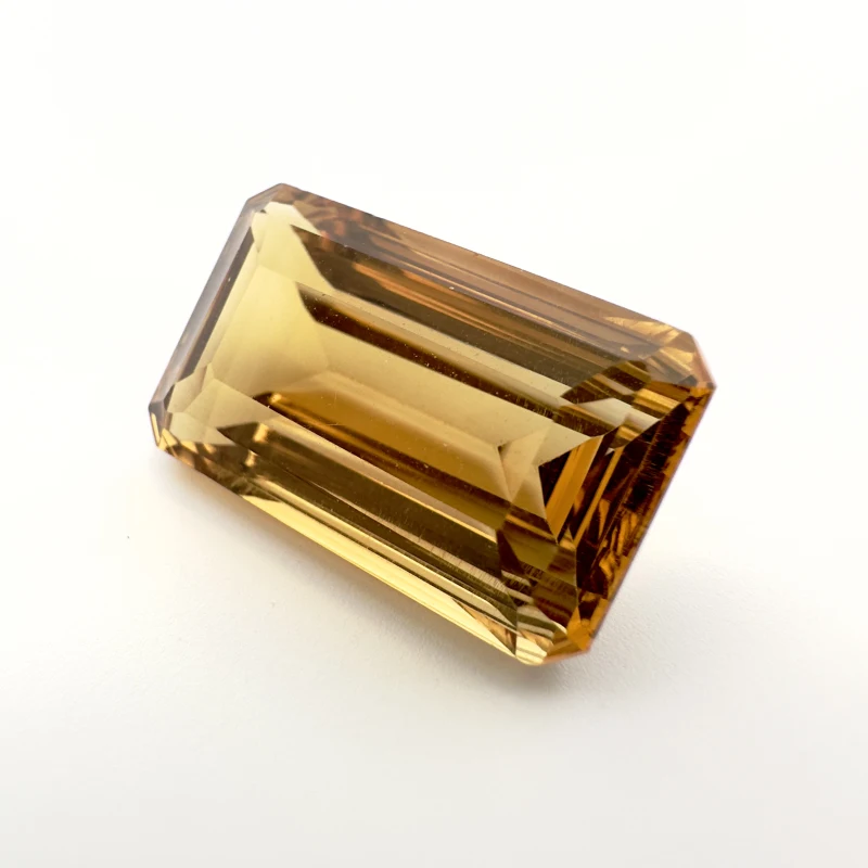 Citrine octagonal concave, 20 x 12 x 9 mm, 16.23 ct