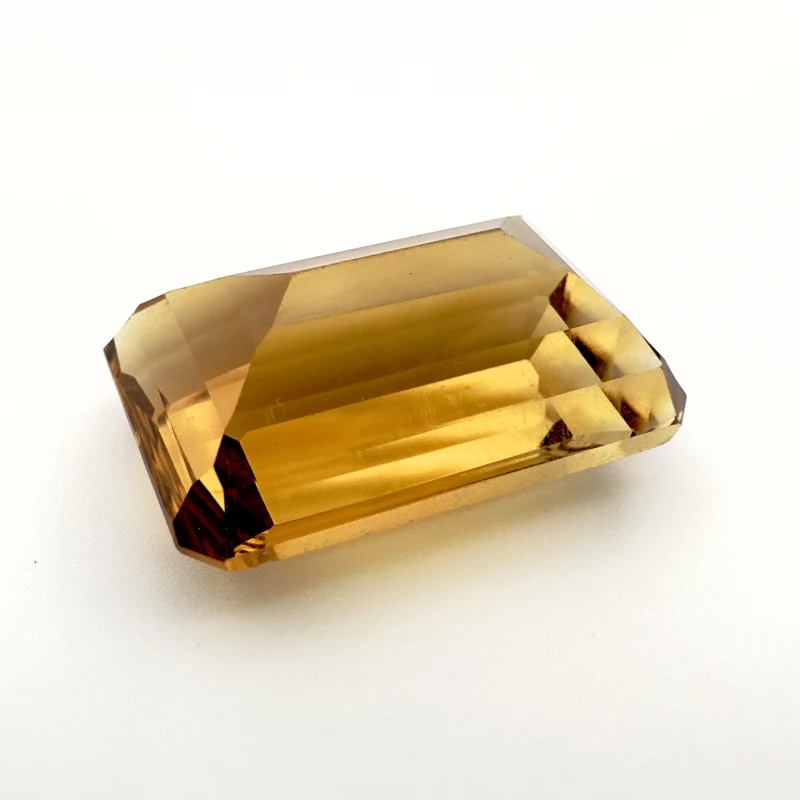 Citrine octagonal concave, 20 x 12 x 9 mm, 16.23 ct