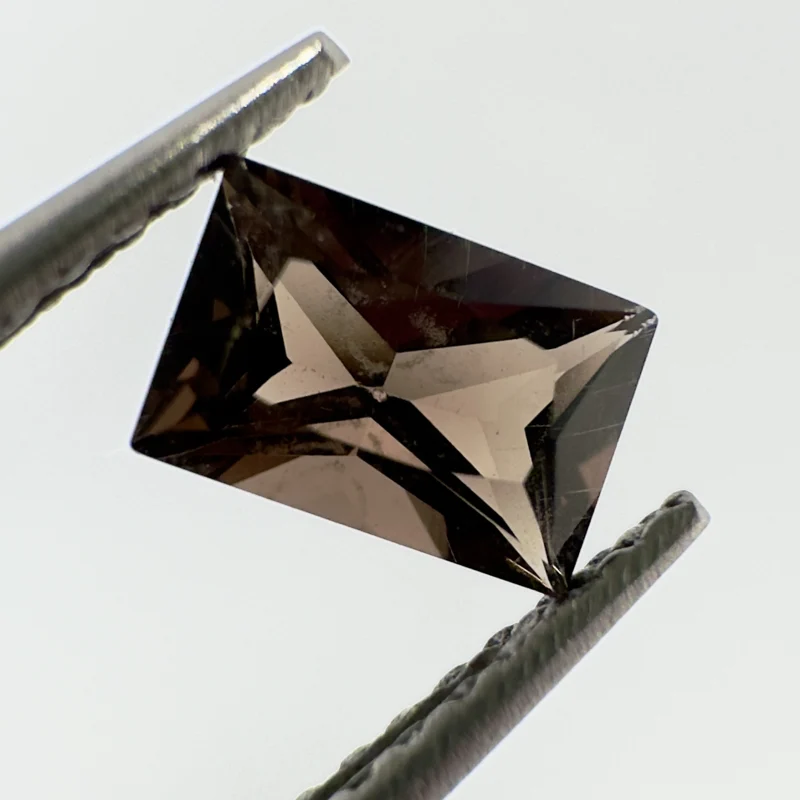 Smokey Quartz baguette, Brazil, 6 x 4 mm, ~0.87 ct