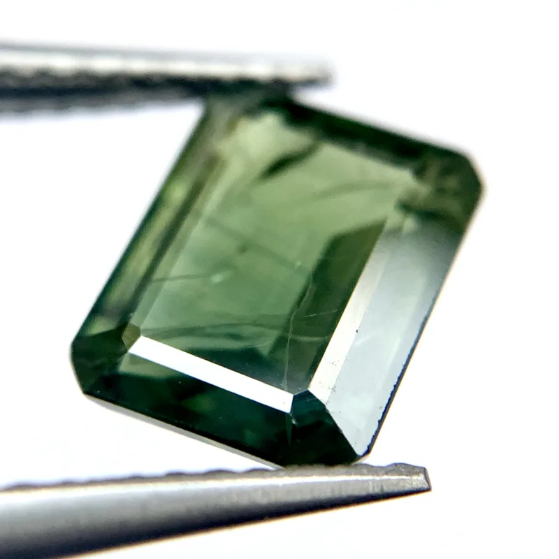 Sapphire Green, Heated, Octagonal, Thailand, 2.93 ct