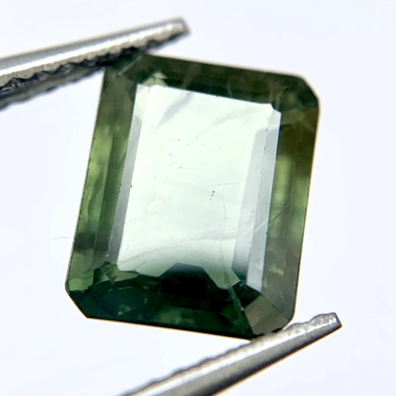 Sapphire Green, Heated, Octagonal, Thailand, 2.93 ct