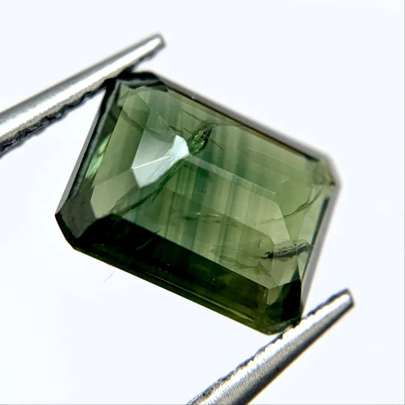 Sapphire Green, Heated, Octagonal, Thailand, 2.93 ct